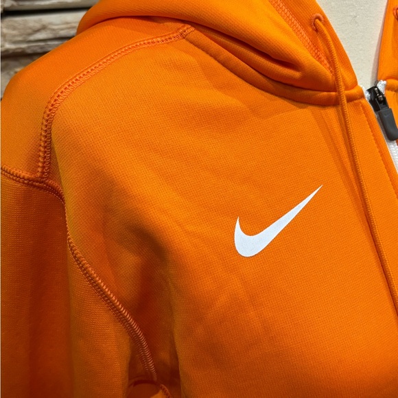 Nike Tennessee Volunteers Orange Full Zip Therma Fit Hoodie Jacket - Picture 4 of 10